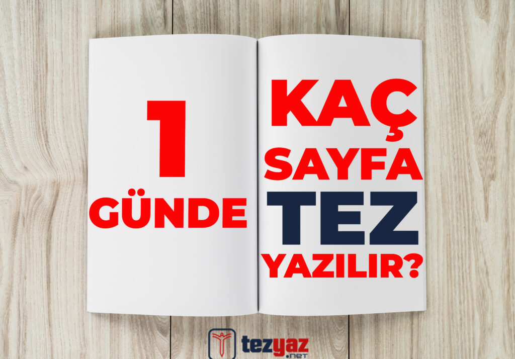 Bir Günde Kaç Sayfa Tez Yazılır?